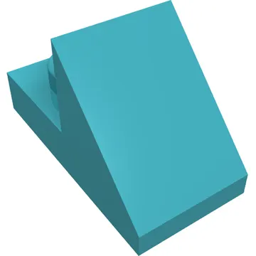 Brick Sloped 45° 2 x 1 with 2/3 Cutout [New Version]