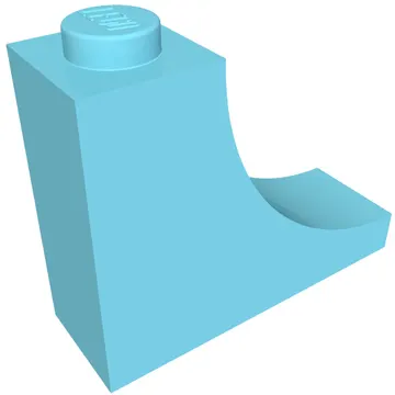 Brick Curved 1 x 3 x 2 Inverted [Inside Bow]