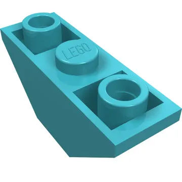 Brick Sloped Inverted 45° 3 x 1 Double with 2 Blocked Open Studs