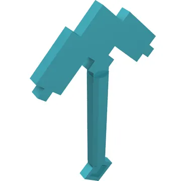 Tool Pickaxe Blocky, Double