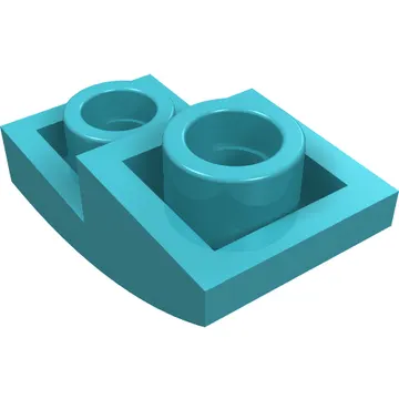 Brick Curved Inverted 2 x 1