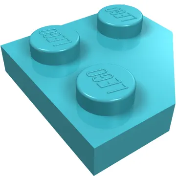 Wedge Plate 2 x 2 Cut Corner