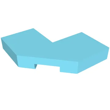 Tile Special 2 x 2 Corner with Cut Corner - Facet