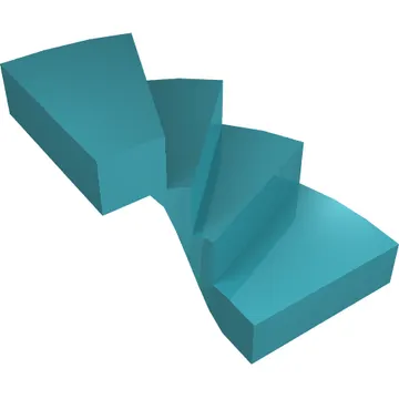 Stairs, Left 6 x 6 x 4