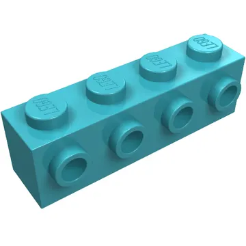 Brick Special 1 x 4 with 4 Studs on One Side
