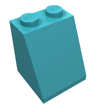 Brick Sloped 65° 2 x 2 x 2 with Bottom Tube