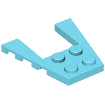 Wedge Plate 4 x 4 with 2 x 2 Cutout