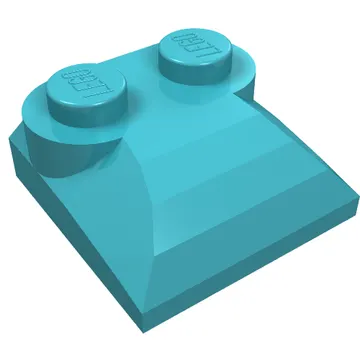 Brick Curved 2 x 2 x 2/3 Two Studs and Curved Slope End