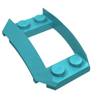 Wheel Arch, Curved Wedge 4 x 3 with 2 x 2 Opening and 4 Studs