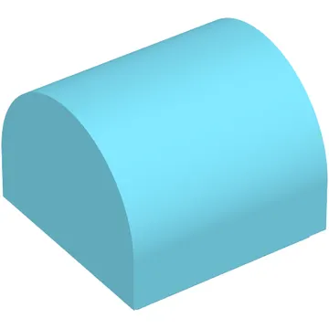 Brick Curved 1 x 1 x 2/3 Double Curved Top, No Studs