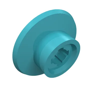 Train Wheel Small, hole notched for wheels holder pin
