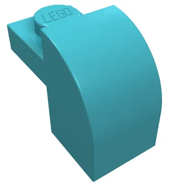 Brick Curved 1 x 2 x 1 1/3 with Curved Top