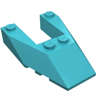 Brick Wedged, Sloped 6 x 4 Cutout, Stud Notches