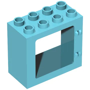 Duplo Door / Window Frame Flat Front Surface, Completely Open Back