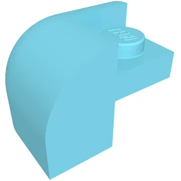 Brick Round, Curved 2 x 2 x 1 1/3, Corner
