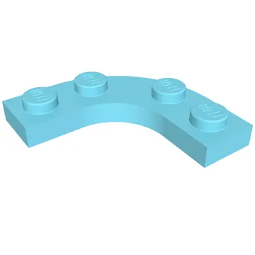 Plate Round Corner 3 x 3 with 2 x 2 Round Cutout