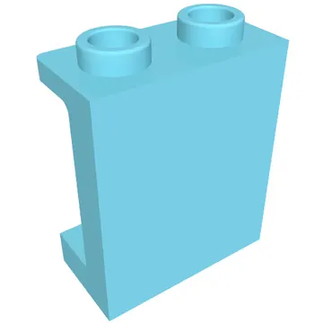 Panel 1 x 2 x 2 [Side Supports / Hollow Studs]