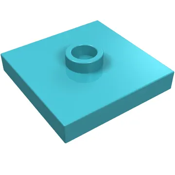 Plate Special 2 x 2 with Groove and Center Stud (Jumper)
