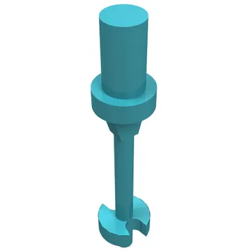 Bar 3L with Handle, Stop Ring and Side Stops (Minifig Ski Pole)