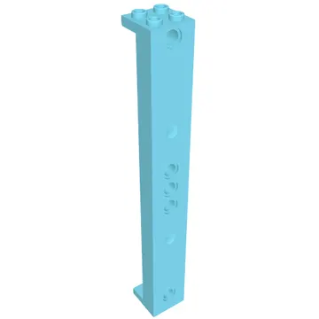 Support 2 x 2 x 13 with 5 Pin Holes