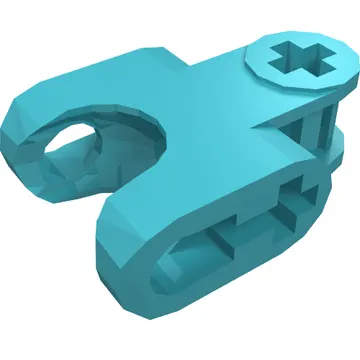 Technic Axle Connector 2 x 3 with Ball Socket, Open Lower Axle Holes