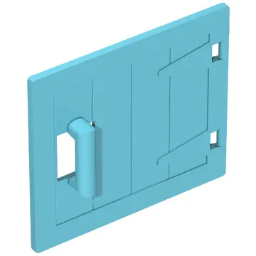Duplo Door / Lid, Wood Effect