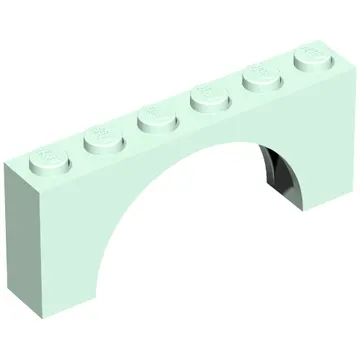 Brick Arch 1 x 6 x 2 - Thin Top without Reinforced Underside [New Version]