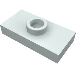 Plate Special 1 x 2 with 1 Stud with Groove and Inside Stud Holder (Jumper)