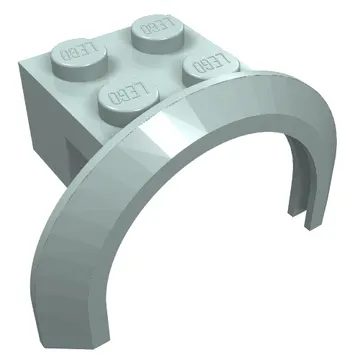 Wheel Arch, Mudguard 4 x 2 1/2 x 2 with 2 x 2 Plate