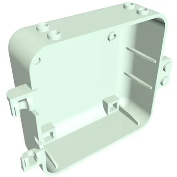 Pod, Square 3 x 8 x 6 2/3 [Female]