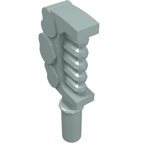 Equipment Comb with Handle and 3 Hearts [Hair Accessory]