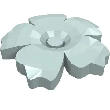 Headwear Accessory Flower with Serrated Petals and Pin