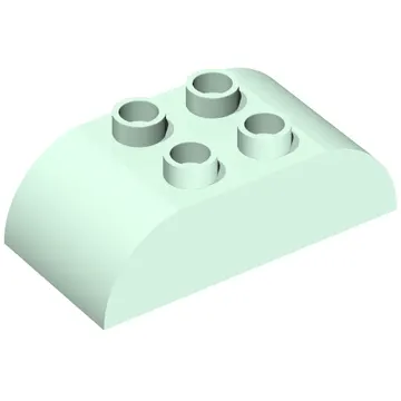 Duplo Brick 2 x 4 Curved Top