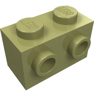Brick Special 1 x 2 with 2 Studs on 1 Side