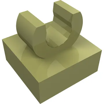 Tile Special 1 x 1 with Clip with Rounded Edges