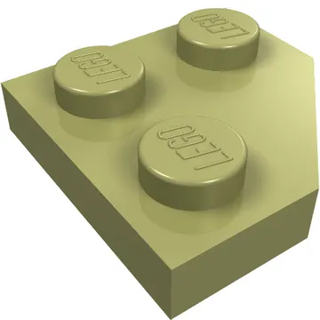 Wedge Plate 2 x 2 Cut Corner
