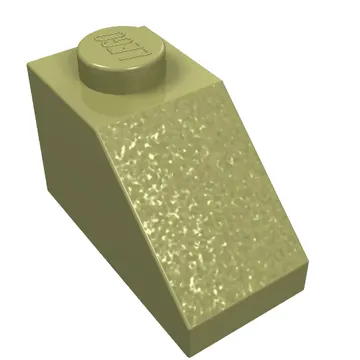 Brick Sloped 45° 2 x 1 with Bottom Pin