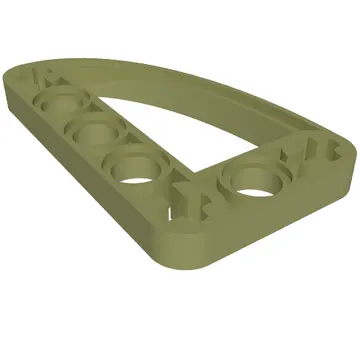 Technic Beam 3 x 5 L-Shape with Quarter Ellipse Thin