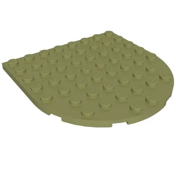 Plate 8 x 8 with Rounded End