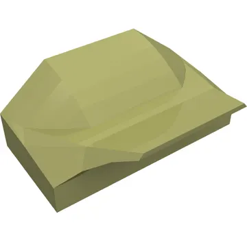 Brick Wedged, Curved 1 x 2 x 2/3 No Studs, Wing End