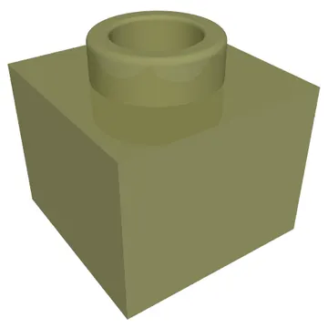 Plate 1 x 1 x 2/3 with Open Stud