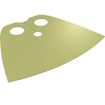 Neckwear Cape, Standard, Very Short [Traditional Starched Fabric]