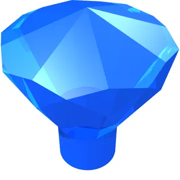 Rock 1 x 1 Jewel / Gem 24 Facet