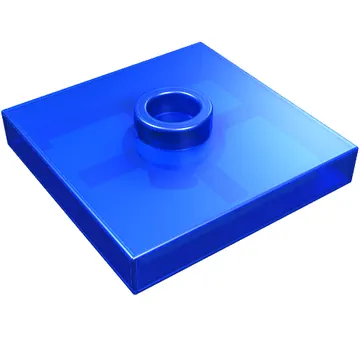 Plate Special 2 x 2 with Groove and Center Stud (Jumper)