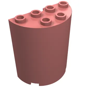 Cylinder Half 2 x 4 x 4