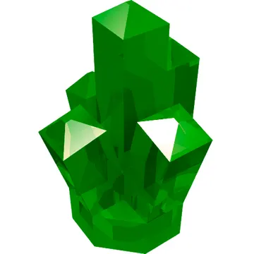 Rock 1 x 1 Crystal 5 Point