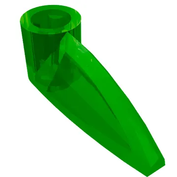 Technic Tooth 1 x 3 with Axle Hole [Rounded Underside]