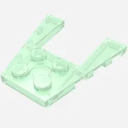 Wedge Plate 4 x 4 with 2 x 2 Cutout