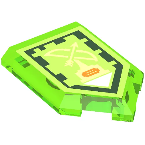 Tile Special 2 x 3 Pentagonal with Nexo Power Shield Print - Bowmaster
