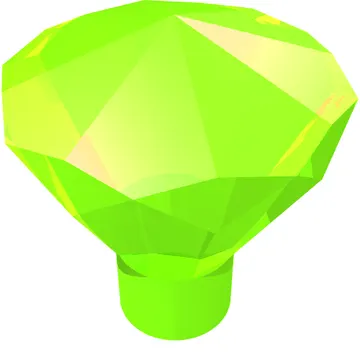 Rock 1 x 1 Jewel / Gem 24 Facet